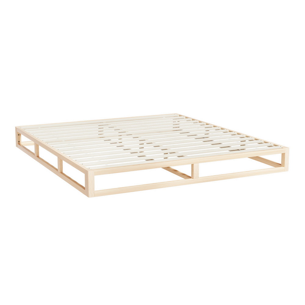 Artiss Bed Frame King Size Wooden Base Mattress Platform Timber Pine KALAM Artiss