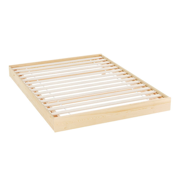 Artiss Bed Frame Double Size Floating Wooden Mattress Base Platform Timber ODIN Artiss