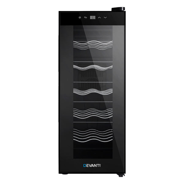 Devanti  Cooler 12 Bottle Thermoelectric Fridge Storage Chiller freeshipping - Awezingly