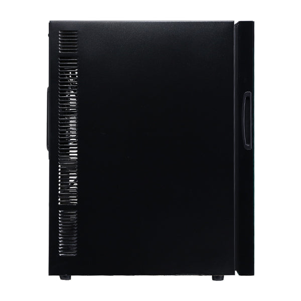 Devanti Cooler 18 Bottles Glass Door Beverage Cooler Thermoelectric Fridge Black freeshipping - Awezingly