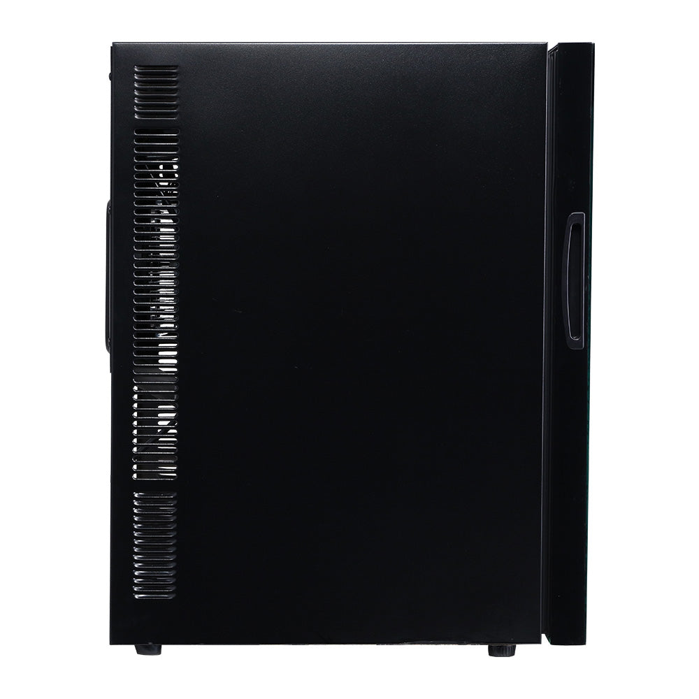 Devanti Cooler 28 Bottles Glass Door Beverage Cooler Thermoelectric Fridge Black freeshipping - Awezingly