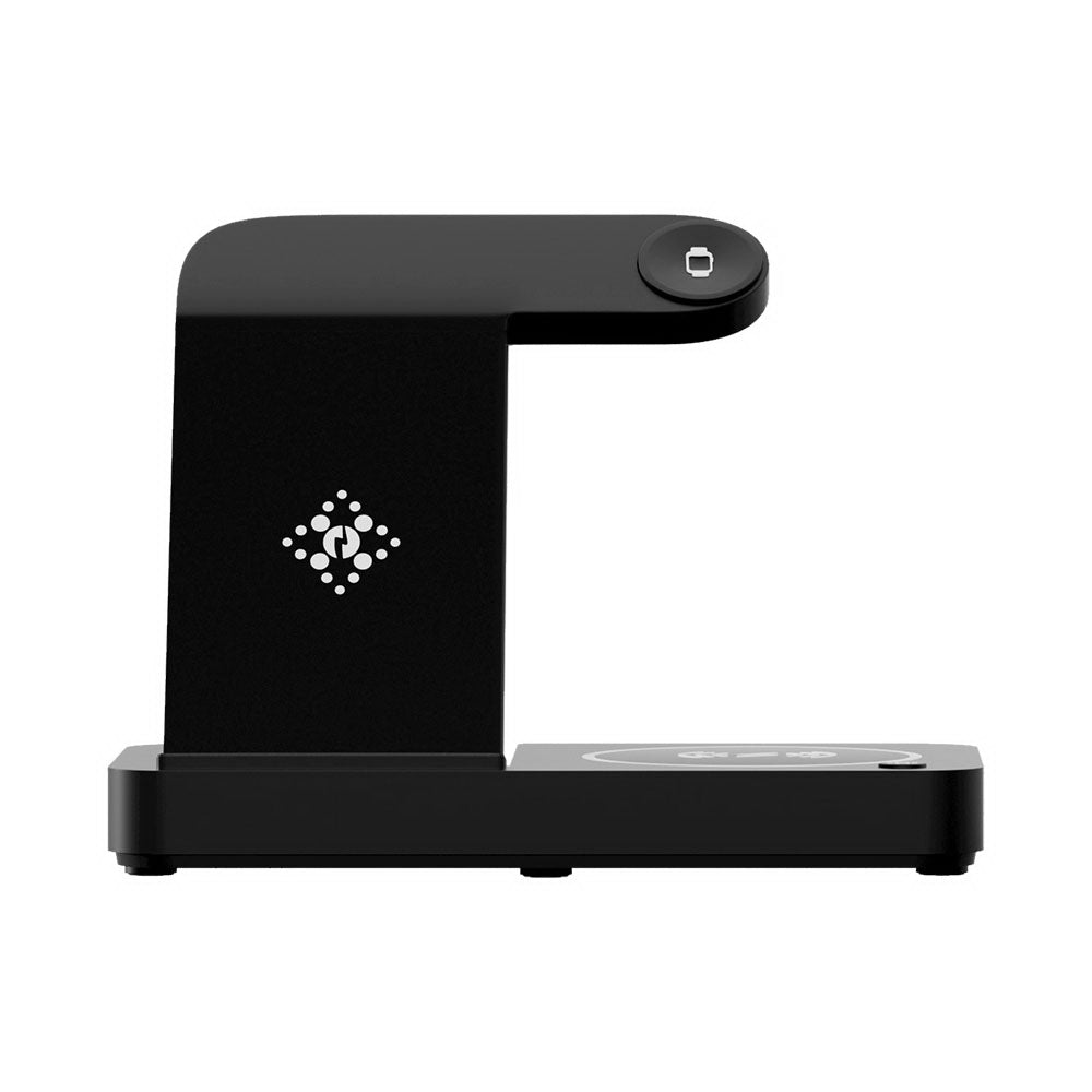 Devanti 4-in-1 Wireless Charger Station Fast Charging for Phone Black Devanti