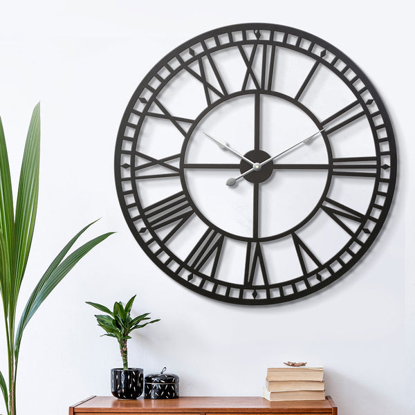 Wall Clock Extra Large Modern Silent No Ticking Movements 3D Decor - 60cm freeshipping - Awezingly