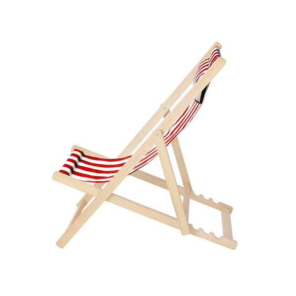 Artiss Outdoor Furniture Sun Lounge Chairs Deck Chair Folding Wooden Beach Patio freeshipping - Awezingly