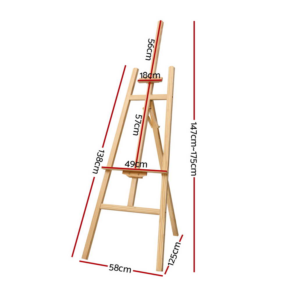 Artiss Painting Easel Stand Wedding Wooden Easels Tripod Shop Art Display 175cm Artiss