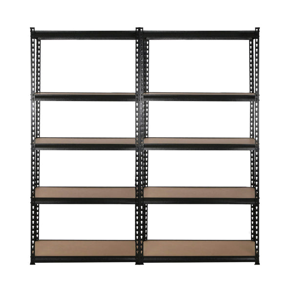 Giantz 4X1.8M Garage Shelving Warehouse Rack Storage Shelves Pallet Racking Black Giantz