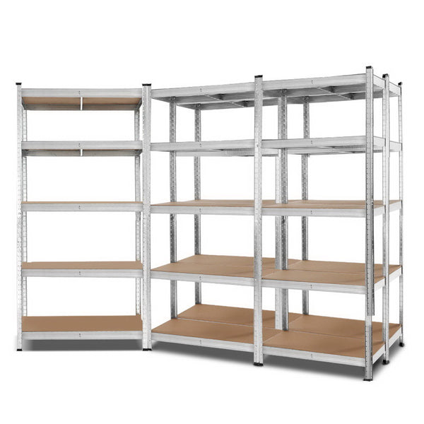 Giants 5x1.8M Warehouse Shelving Rack Racking Garage Metal Storage Shelves freeshipping - Awezingly