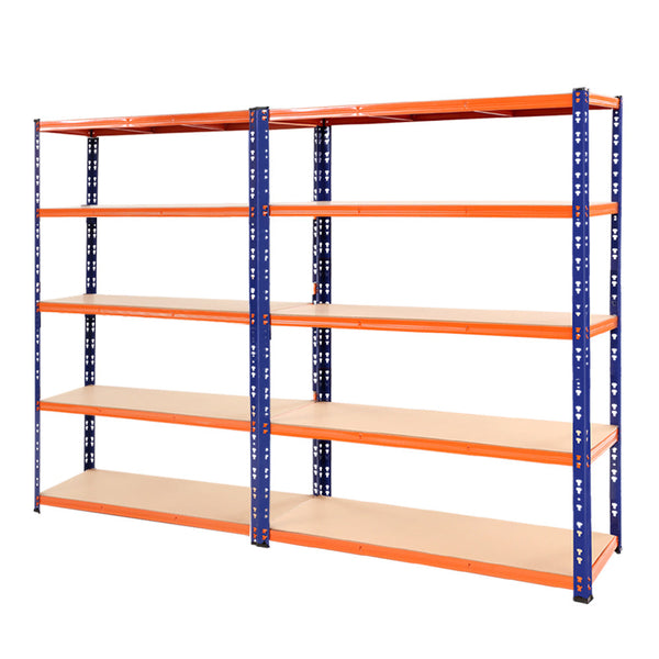 Giantz 2.4MX1.8M Garage Shelving Warehouse Rack Pallet Racking Storage Steel Orange&Blue Giantz