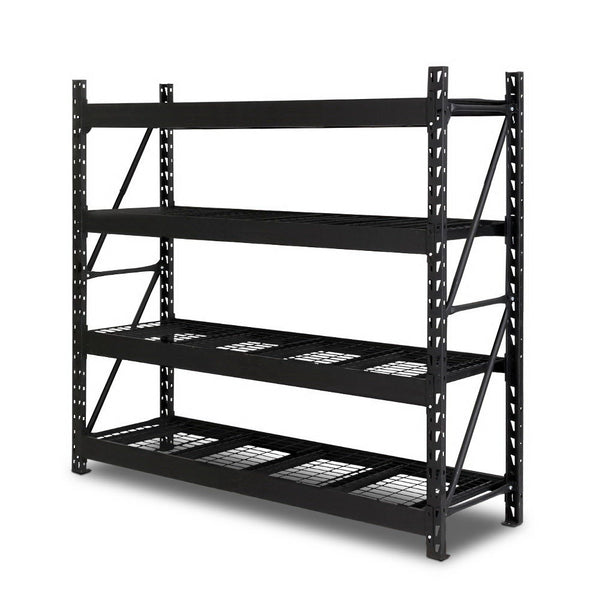 Giantz 2M Warehouse Racking Shelving Heavy Duty Steel Garage Storage Rack freeshipping - Awezingly