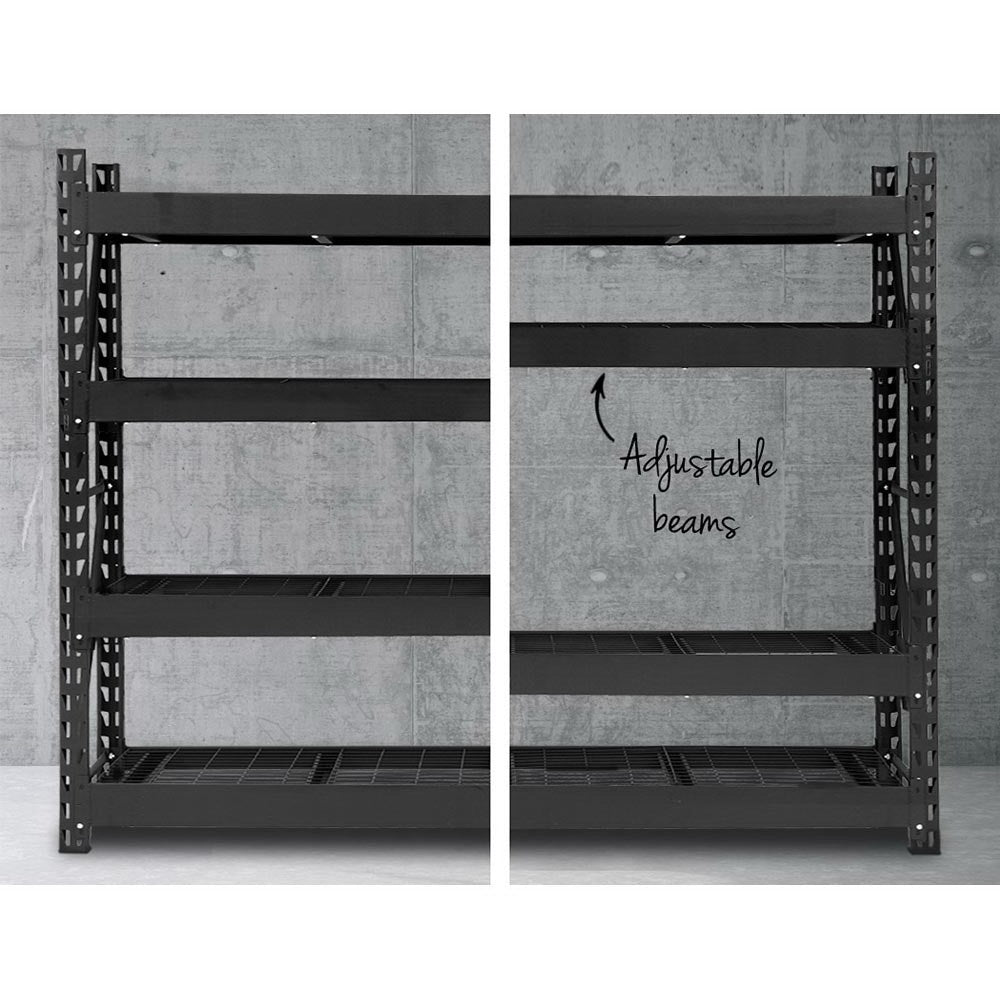 Giantz 2M Warehouse Racking Shelving Heavy Duty Steel Garage Storage Rack freeshipping - Awezingly