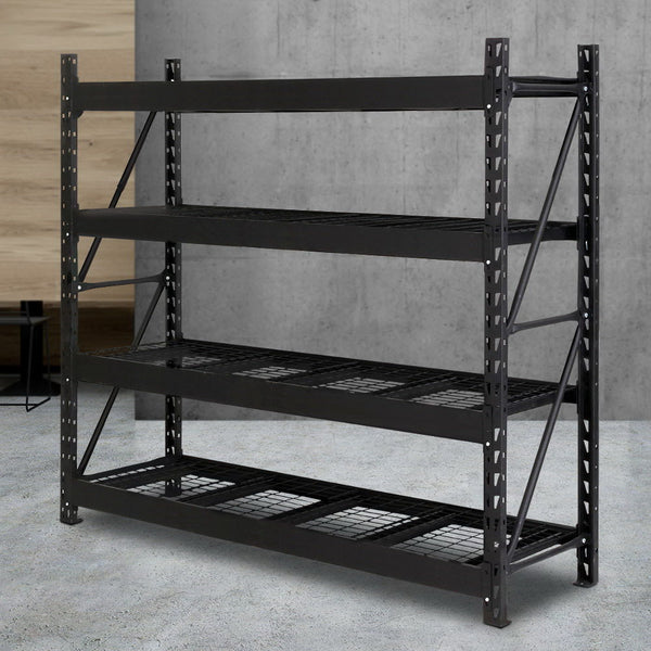 Giantz 2M Warehouse Racking Shelving Heavy Duty Steel Garage Storage Rack freeshipping - Awezingly