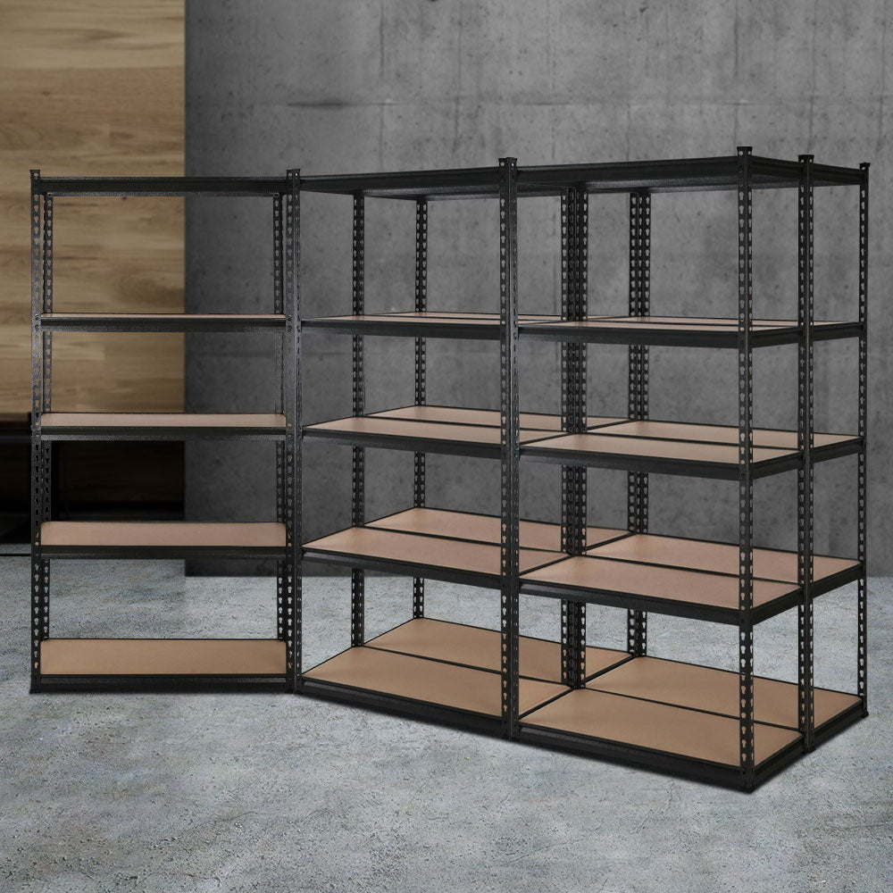 5x1.5M Warehouse Shelving Racking Storage Garage Steel Metal Shelves Rack freeshipping - Awezingly