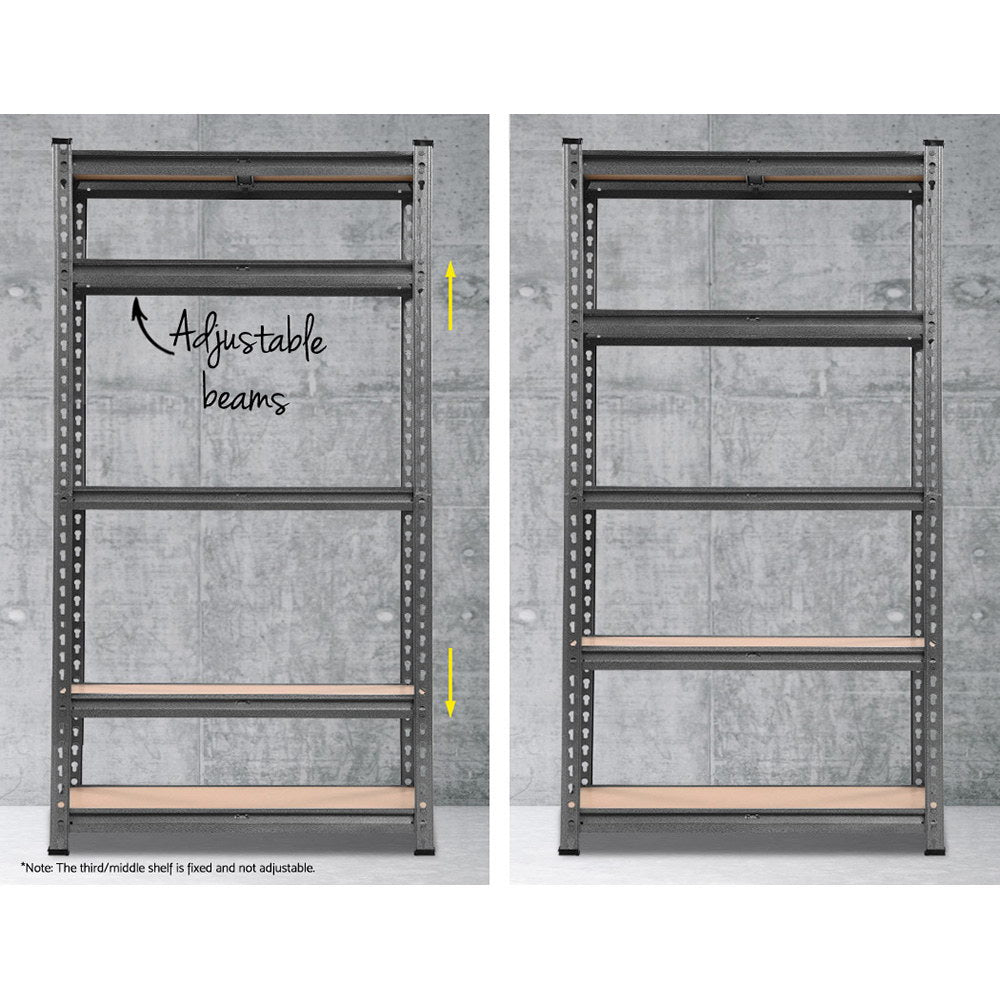 Giantz 2x1.5M Garage Shelving Warehouse Rack Storage Racking Storage Steel Giantz