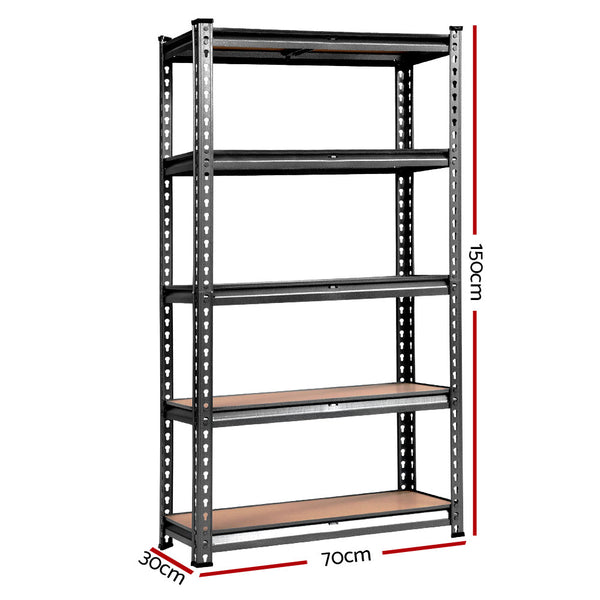 Giantz 4x0.7M Warehouse Racking Shelving Storage Rack Steel Garage Shelf Shelves freeshipping - Awezingly
