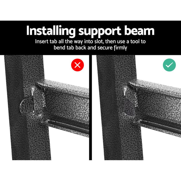 Giantz 4x0.7M Warehouse Racking Shelving Storage Rack Steel Garage Shelf Shelves freeshipping - Awezingly