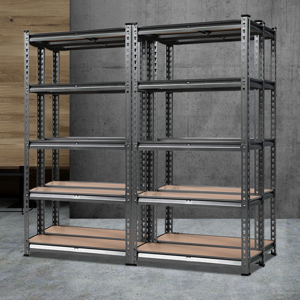 Giantz 4x0.7M Warehouse Racking Shelving Storage Rack Steel Garage Shelf Shelves freeshipping - Awezingly