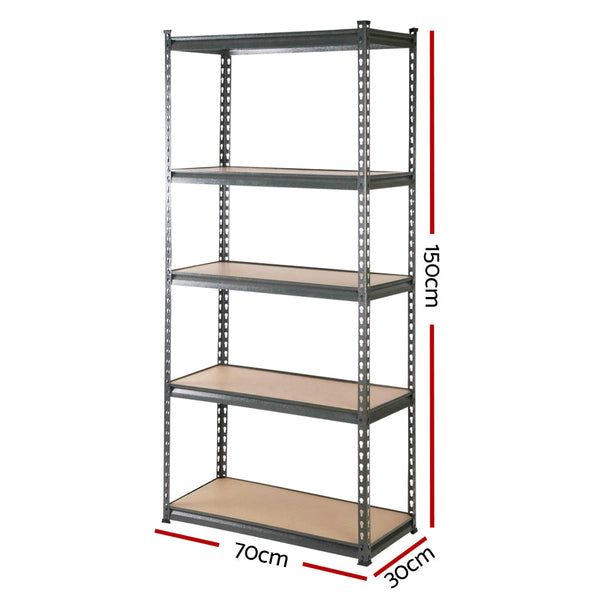 Giantz 6X1.5M Garage Shelving Warehouse Rack Pallet Racking Storage Shelves Giantz