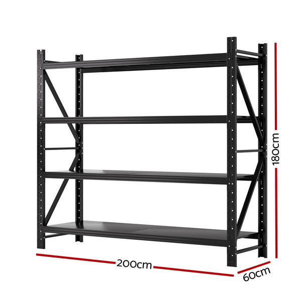 Giantz 2MX1.8M Garage Shelving Warehouse Rack Pallet Storage Shelves Racking Does not apply