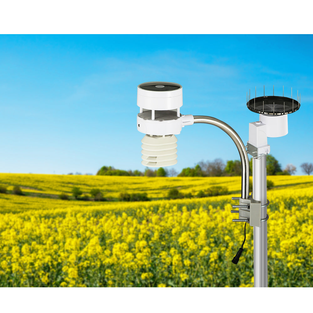 Devanti Weather Station Ultrasonic Anemometer Outdoor WiFi Rain Gauge Solar Devanti