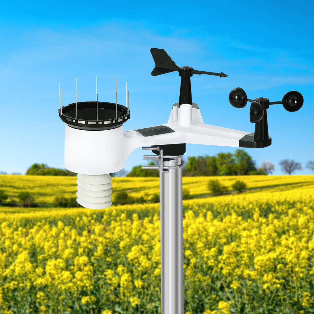 Devanti Weather Station Indoor Outdoor Wireless WiFi Professional Solar Sensor Devanti