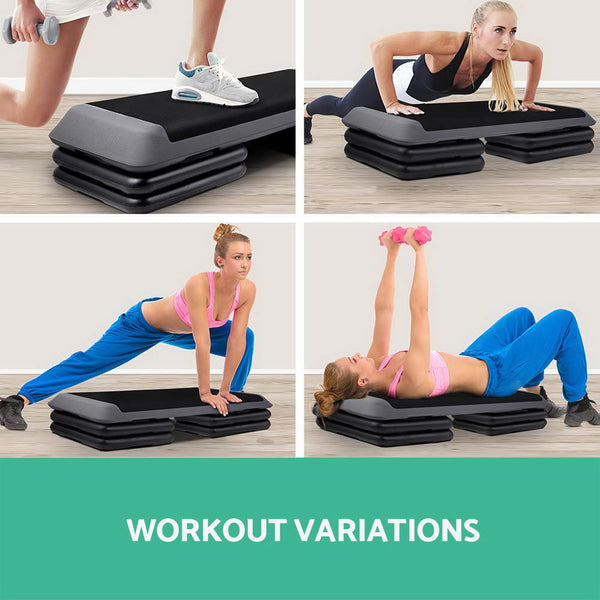 Everfit 4 Block Level Aerobic Step Bench freeshipping - Awezingly