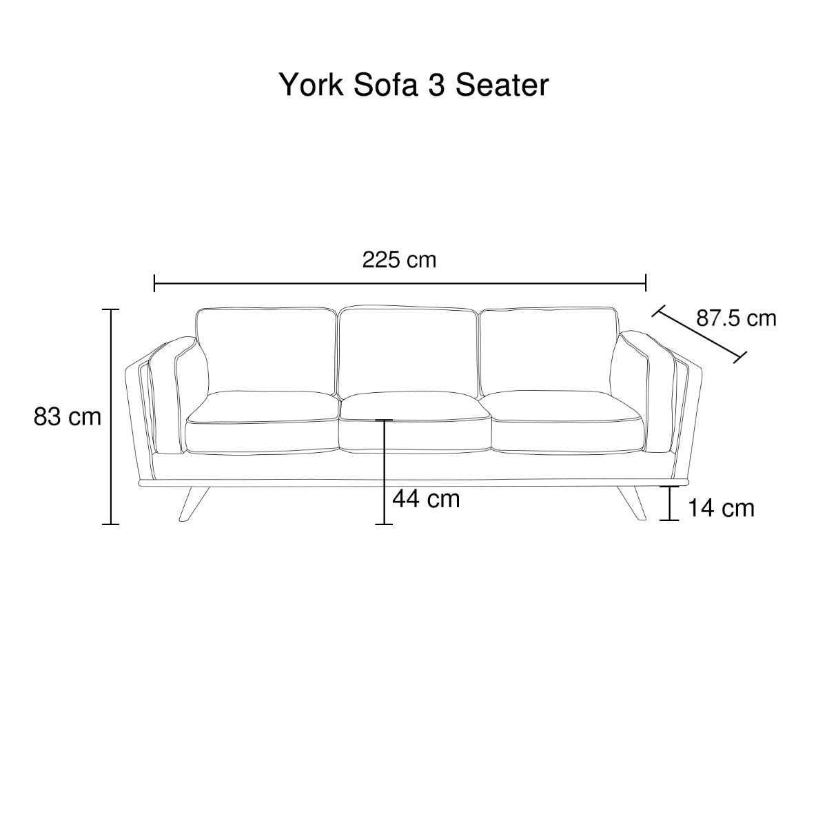 3 Seater Sofa Beige Fabric Modern Lounge Set for Living Room Couch with Wooden Frame Does not apply